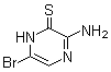3-氨基-6-溴-2-(1H)-吡嗪硫酮分子结构 (CAS 6863-75-8)