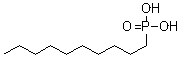 1-癸烷膦酸分子结构 (CAS 6874-60-8)