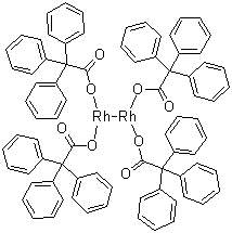 Tetrakis(triphenylacetato)dirhodium(II) molecular structure (CAS 68803-79-2)