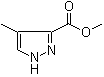 结构式 CAS# 68809-58-5, 4-甲基吡唑-3-羧酸甲酯