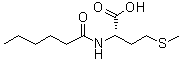 结构式 CAS# 68862-41-9, N-己酰基-L-蛋氨酸