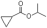 环丙烷甲酸异丙酯分子结构 (CAS 6887-83-8)