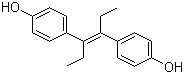 structure of CAS# 6898-97-1, Diethylstilbestrol;DES; 4,4'-Hex-3-ene-3,4-diyldiphenol