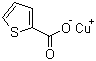 结构式 CAS# 68986-76-5, 噻吩-2-甲酸亚铜