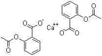 Calcium aspirin molecular structure (CAS 69-46-5)