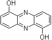 structure of CAS# 69-48-7, 1,6-Dihydroxyphenazine;1,6-Phenazinediol; Gutolactone