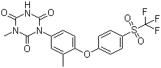 结构式 CAS# 69004-04-2, 妥曲珠利砜