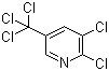 structure of CAS# 69045-83-6, 2,3-Dichloro-5-(trichloromethyl)pyridine