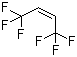 structure of CAS# 692-49-9, cis-1,1,1,4,4,4-Hexafluoro-2-butene;(Z)-1,1,1,4,4,4-Hexafluoro-2-butene; (Z)-HFO 1336; HCFO-1336mzz; HFC 1336mzz; HFO 1336mzzm(z)