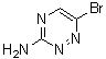 结构式 CAS# 69249-22-5, 3-氨基-6-溴-1,2,4-三嗪