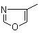 结构式 CAS# 693-93-6, 4-甲基恶唑