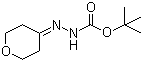 结构式 CAS# 693287-78-4, N'-(四氢吡喃-4-亚基)肼基羧酸叔丁酯