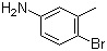 structure of CAS# 6933-10-4, 4-Bromo-3-methylaniline;4-Bromo-m-toluidine