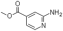 结构式 CAS# 6937-03-7, 2-氨基异烟酸甲酯; 2-氨基吡啶-4-羧酸甲酯