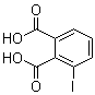 structure of CAS# 6937-34-4, 3-Iodophthalic acid;3-Iodo-1,2-benzenedicarboxylic acid; NSC 42518