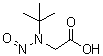 2-[(1,1-Dimethylethyl)nitrosoamino]acetic acid molecular structure (CAS 6939-24-8)