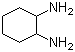 structure of CAS# 694-83-7, 1,2-Diaminocyclohexane;1,2-Cyclohexanediamine; DACH