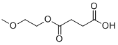 4-(2-Methoxyethoxy)-4-oxobutanoic acid molecular structure (CAS 6946-89-0)