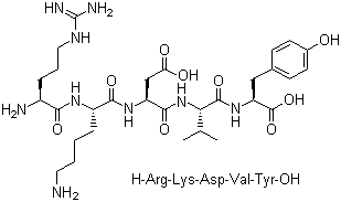 结构式 CAS# 69558-55-0, 胸腺五肽