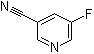 structure of CAS# 696-42-4, 5-Fluoropyridine-3-carbonitrile;5-Fluoro-3-cyanopyridine