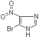 structure of CAS# 6963-65-1, 5-Bromo-4-nitroimidazole;5(4)-Bromo-4(5)-nitroimidazole; 5-Bromo-4-nitro-1H-imidazole; 4-Nitro-5-bromoimidazole; NSC 54255