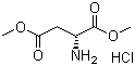 结构式 CAS# 69630-50-8, D-天冬氨酸二甲酯盐酸盐