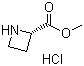 structure of CAS# 69684-69-1, (2S)-2-Azetidinecarboxylic acid methyl ester hydrochloride;Methyl 2-azetidinecarboxylate hydrochloride