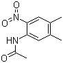 structure of CAS# 6970-77-0, 4',5'-Dimethyl-2'-nitroacetanilide