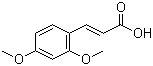 2,4-二甲氧基肉桂酸分子结构 (CAS 6972-61-8)