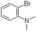 结构式 CAS# 698-00-0, 2-溴-N,N-二甲基苯胺