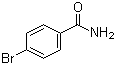 4-溴苯甲酰胺分子结构 (CAS 698-67-9)