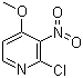 结构式 CAS# 6980-09-2, 2-氯-3-硝基-4-甲氧基吡啶