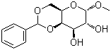 Methyl 4,6-O-benzylidene-alpha-D-galactopyranoside molecular structure (CAS 6988-39-2)
