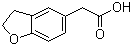 2,3-Dihydrobenzofuranyl-5-acetic acid molecular structure (CAS 69999-16-2)