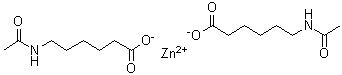 醋氨己酸锌分子结构 (CAS 70020-71-2)