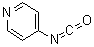 structure of CAS# 70067-45-7, Pyridin-4-yl isocyanate;4-Isocyanatopyridine; 4-Pyridyl isocyanate