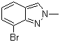 7-Bromo-2-methyl-2H-indazole molecular structure (CAS 701910-14-7)