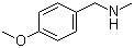 N-(4-Methoxybenzyl)-N-methylamine molecular structure (CAS 702-24-9)