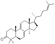 Lanosta-7,9(11),24-trien-3-one molecular structure (CAS 7020-52-2)