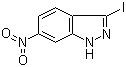 结构式 CAS# 70315-70-7, 3-碘-6-硝基吲唑