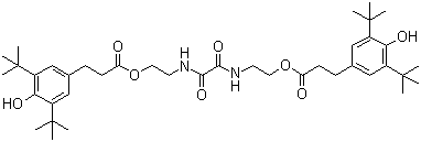 (1,2-Dioxoethylene)bis(iminoethylene) bis(3-(3,5-di-tert-butyl-4-hydroxyphenyl)propionate) molecular structure (CAS 70331-94-1)