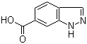 structure of CAS# 704-91-6, 1H-Indazole-6-carboxylic acid
