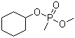 Cyclohexyl methyl methylphosphonate molecular structure (CAS 7040-52-0)