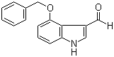 结构式 CAS# 7042-71-9, 4-苄氧基吲哚-3-甲醛