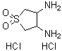 结构式 CAS# 70519-79-8, 四氢-3,4-噻吩二胺 1,1-二氧化物二盐酸盐