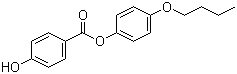 structure of CAS# 70568-44-4, 4-Butoxyphenyl 4-hydroxybenzoate;4-Hydroxybenzoic acid 4-butoxyphenyl ester