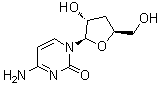 结构式 CAS# 7057-33-2, 3'-脱氧胞苷