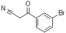 structure of CAS# 70591-86-5, 2-(3-Bromobenzoyl)acetonitrile;3-(3-Bromophenyl)-3-oxopropanenitrile; 3-Bromo-alpha-cyanoacetophenone; 3-Bromobenzoylacetonitrile