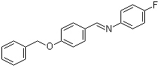 结构式 CAS# 70627-52-0, 4-苄氧基苯亚甲基-4-氟苯胺