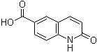 structure of CAS# 70639-78-0, 1,2-Dihydro-2-oxo-6-quinolinecarboxylic acid;6-Carboxycarbostyril; 2-Hydroxyquinoline-6-carboxylic acid